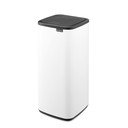 Balta ar pieskārienu atverama tērauda atkritumu tvertne 30 l Bo Touch – Brabantia