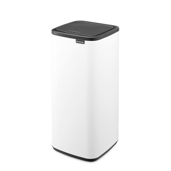 Balta ar pieskārienu atverama tērauda atkritumu tvertne 30 l Bo Touch – Brabantia