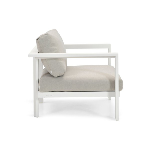 Krēmkrāsas dārza atpūtas krēsls Cubic – Diphano-image-3