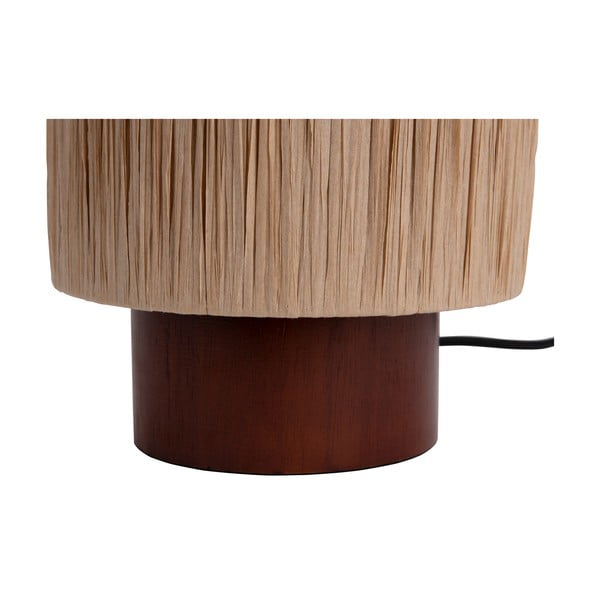 Dabīga toņa galda lampa no papīra auklas (augstums 28,5 cm)  Sheer  – Leitmotiv-image-2