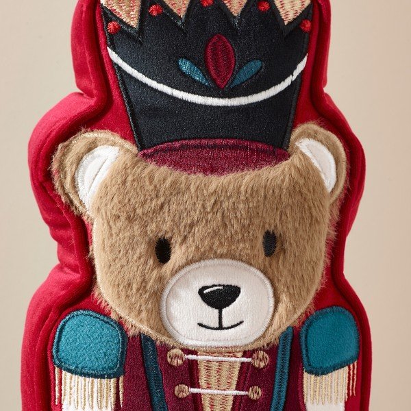 Dekoratīvais spilvens ar Ziemassvētku motīvu 20x30 cm Christmas Nutcracker Bear – Catherine Lansfield-image-2