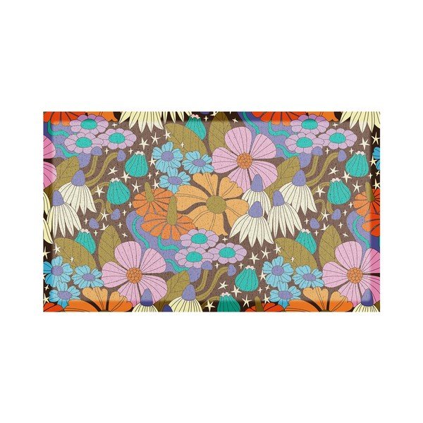 Pārstrādātas plastmasas kājslauķis 40x70 cm Elizabeth Olwen  – Artsy Doormats
