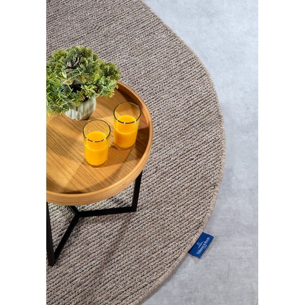 Gaiši brūns ar rokām darināts vilnas paklājs 160x230 cm Francois – Villeroy&Boch-image-2