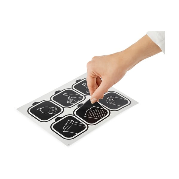 Pārstrādātas plastmasas atkritumu tvertne 50 L Twist – Rotho-image-4