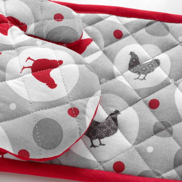 Kokvilnas virtuves cimdi (2 gab.) Suzette – douceur d'intérieur-image-1