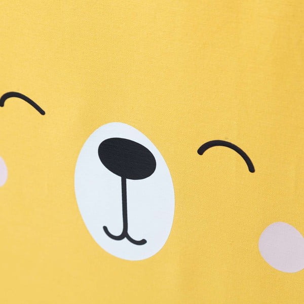 Dzeltens bērnu pufs Rainbow Bear – Yellow Tipi-image-1