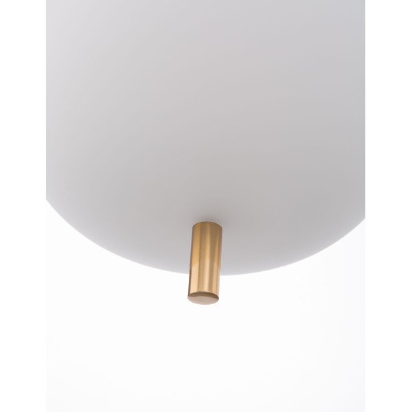 Balta/misiņa krāsas stikla piekaramā lampa ø 22 cm Lato – Nova Luce-image-4