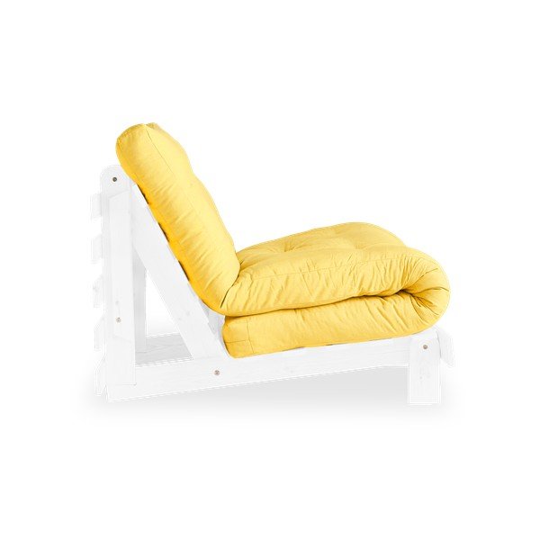 Izvelkamais krēsls Karup Design Roots White/Yellow-image-3