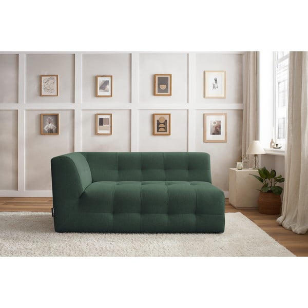 Tumši zaļš dīvāna modulis (kreisais stūris) Kleber – Bobochic Paris-image-1