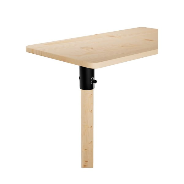 Priedes masīvkoka sānu galdiņš 30x55 cm Adjust – Karup Design-image-4