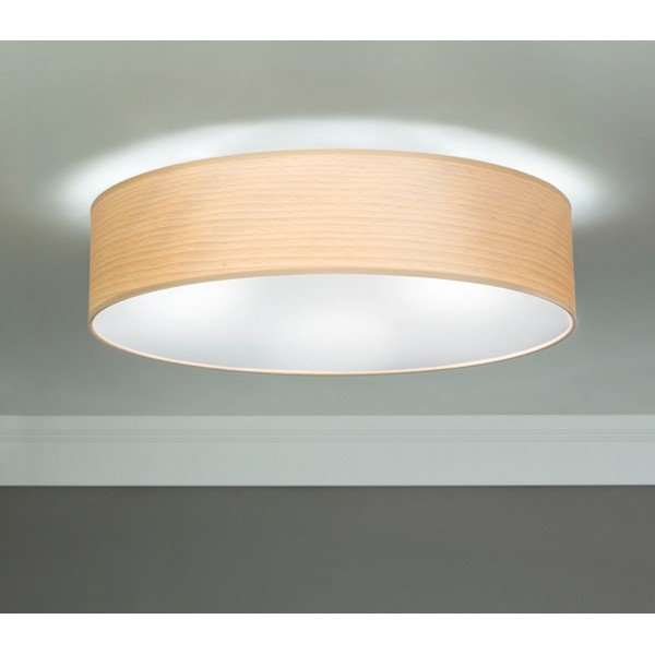 Griestu lampa no dabīgā dižskābarža finiera Sotto Luce TSURI L, ⌀ 40 cm-image-1