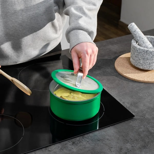 Katls ar vāku/ar keramikas pārklājumu piemērots indukcijas plītij 1,3 l Meda 3.0 – FABINI-image-1