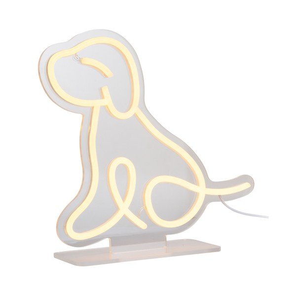 Dzeltena bērnu galda lampa Sitting Dog – Leitmotiv