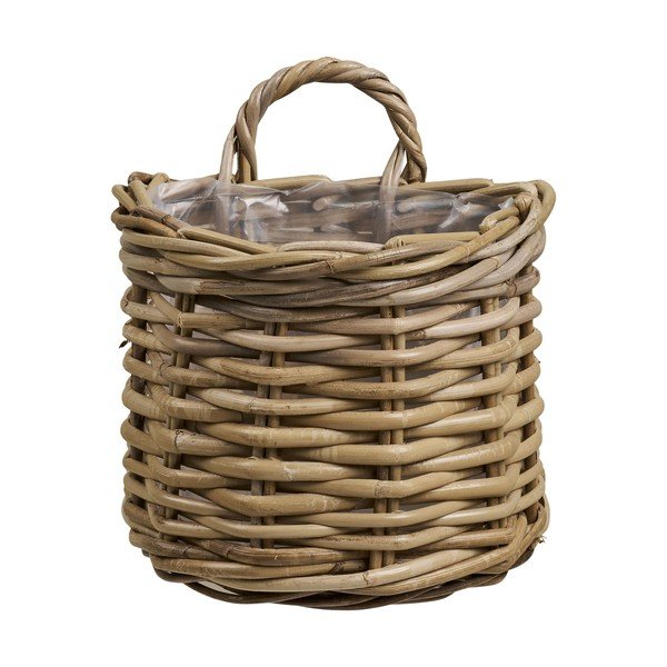 Rotangpalmas piekarināms puķu poda apvalks garšaugiem Keli – House Nordic