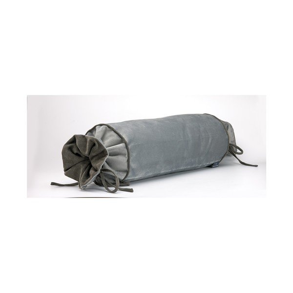 Pelēka spilvendrāna WeLoveBeds Silver Candy, ⌀ 20 x 58 cm-image-2