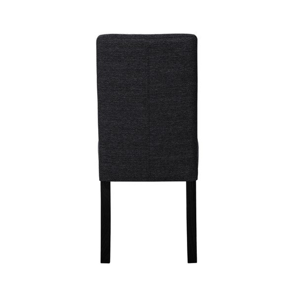 Melns krēsls ar melnām dižskābarža koka kājām Ted Lapidus Maison Tonka-image-4