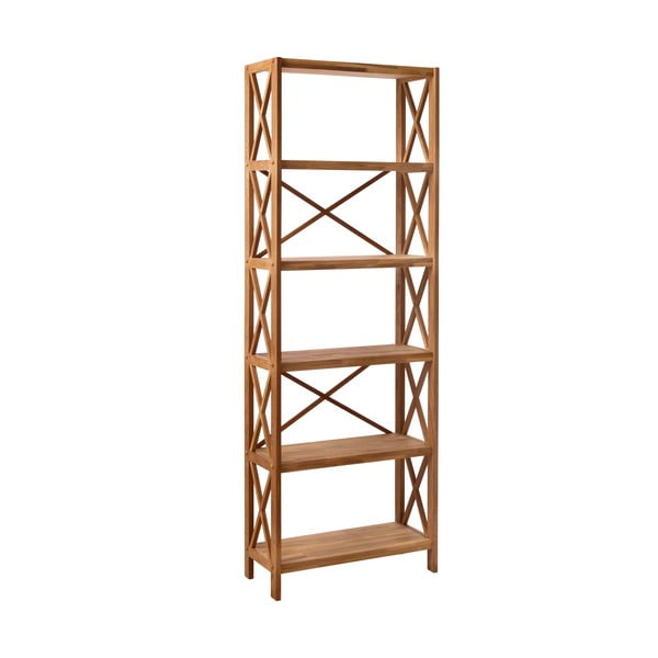 Dabīga toņa ozola masīvkoka plaukts 70x198 cm X-Shelf – Unique Furniture-image-2