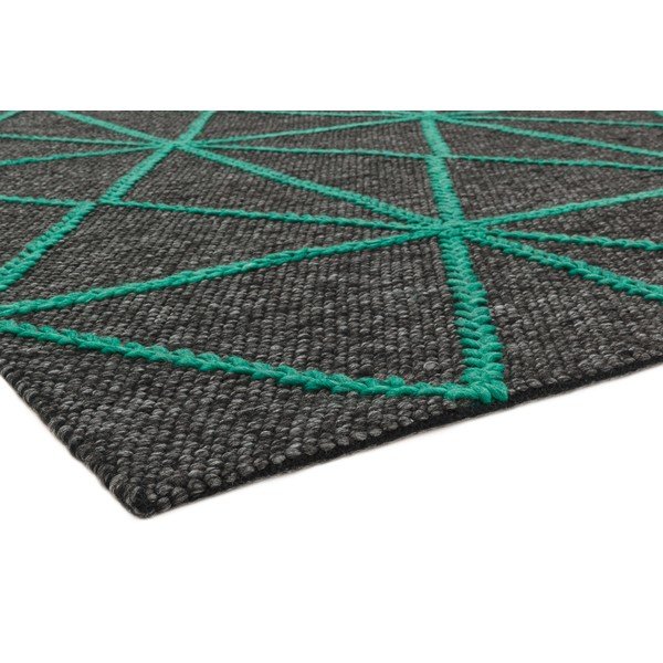 Melns un zaļš paklājs Asiatic Carpets Prism, 120 x 170 cm-image-3