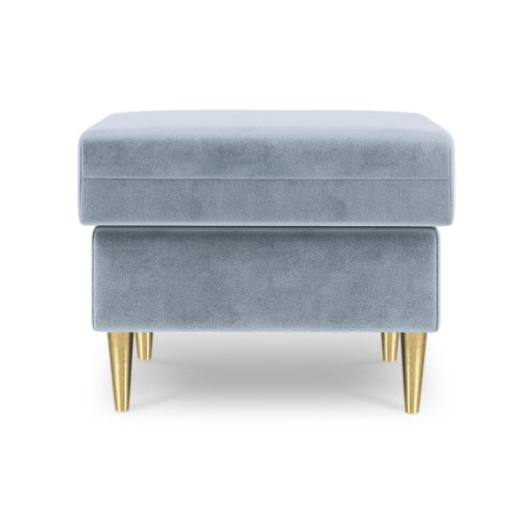 Gaiši zils pufs Mazzini Sofas Muguet, 60 x 45 cm-image-2