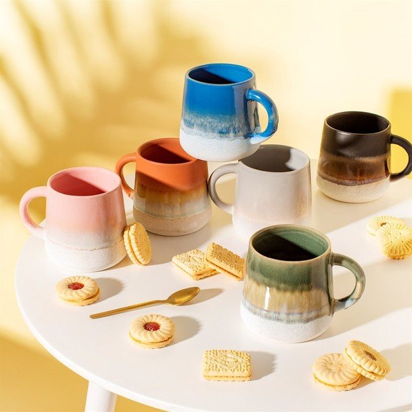 Zaļa keramikas krūze Sass & Belle Mojave, 450 ml-image-2