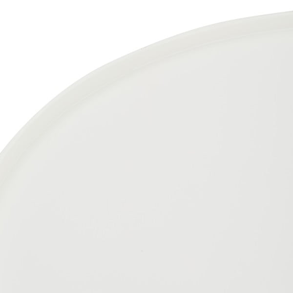 Balts žurnālgaldiņš ar dižskābarža koka kājām Furnhouse Opus, Ø 90 cm-image-3