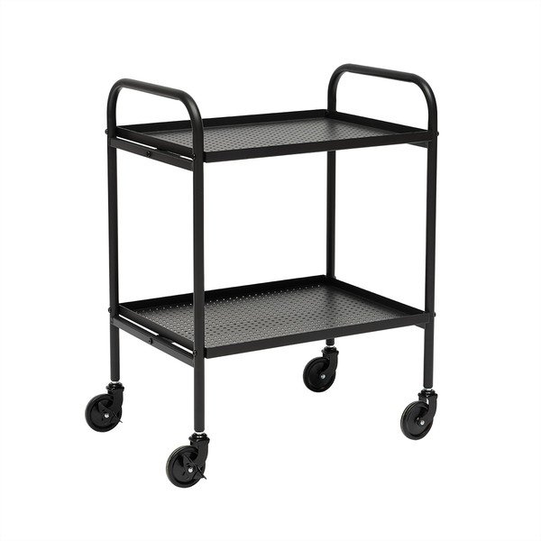 Tērauda servēšanas galdiņš uz riteņiem 37,5x52 cm Maki – OYOY Living Design