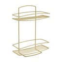 Zelta krāsas tērauda vannas istabas plaukts Onda – Metaltex