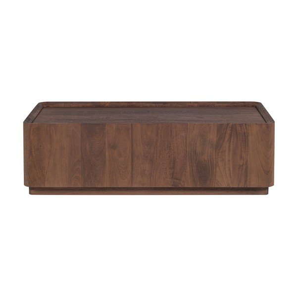 Dabīga toņa mango masīvkoka žurnālgaldiņš 60x130 cm Volu – WOOOD-image-2