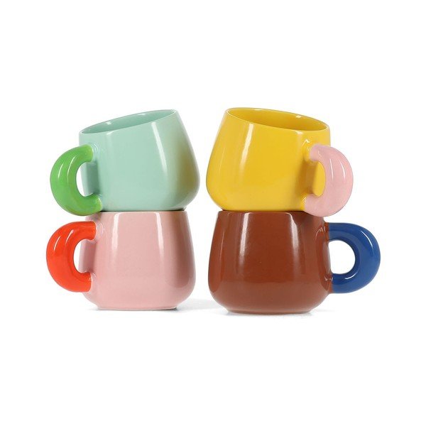 Tumši brūna krūze no sintētiskā kaula porcelāna 470 ml Coco – ONA-image-2