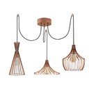 Vara krāsas piekaramā lampa ar metāla abažūru Mezopotamya – Opviq lights