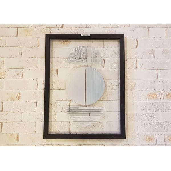 Stikla glezna melnā rāmī Vavien Artwork Shapes II., 32 x 42 cm-image-3