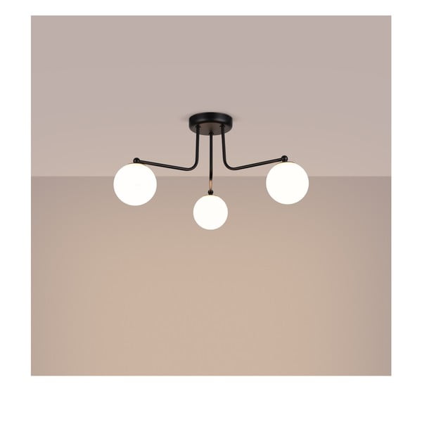 Melnbalta griestu lampa Beam – Sollux-image-1