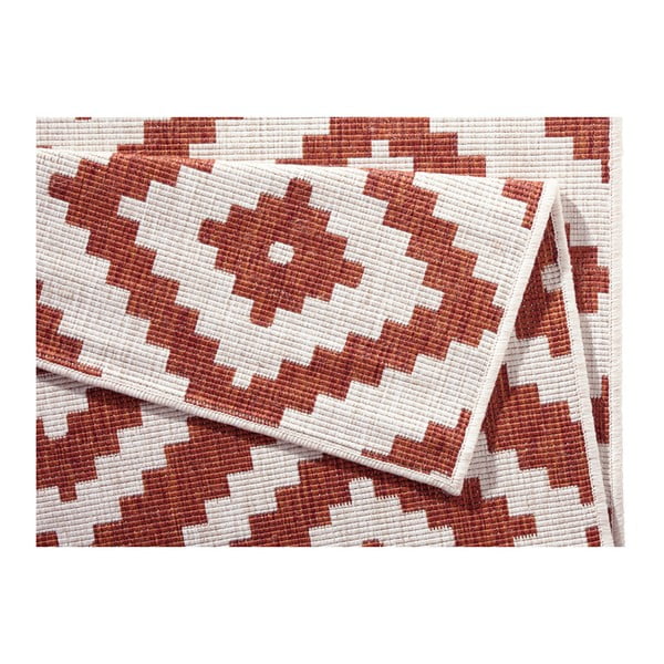 Brūns un krēmkrāsas āra paklājs NORTHRUGS Malta, 160 x 230 cm-image-4