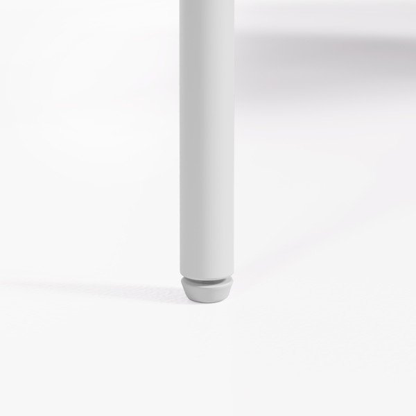Balta TV kumode ar oša koka durvīm Kave Home Marielle, platums 187 cm-image-1
