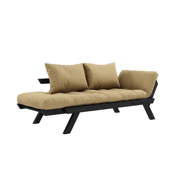 Izvelkamais dīvāns Karup Design Bebop Black/Wheat Beige-image-4