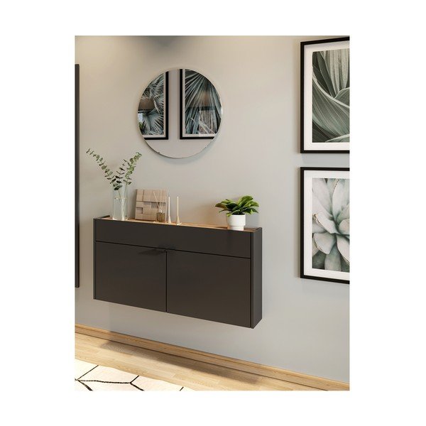 Antracīta pelēka/dabīga toņa priekšnama iekārta Ameca – Germania-image-2