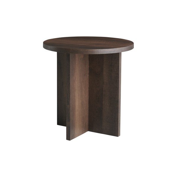Apaļš sānu galdiņš no MDF ø 50 cm Poppy – Ellos Home