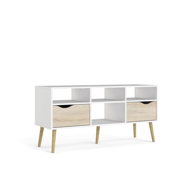 Balts TV galdiņš Tvilum Oslo, 117 x 57 cm-image-1