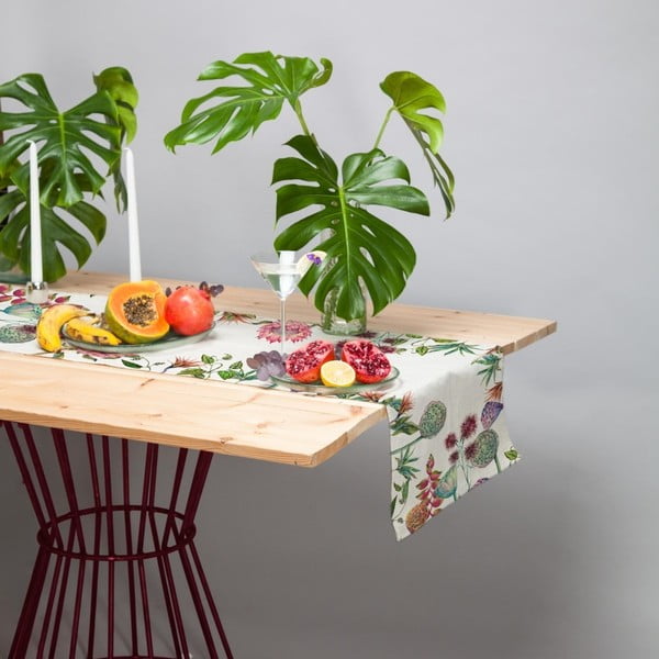 2 galda segu komplekts ar linu Madre Selva Flores Salvajes-image-1