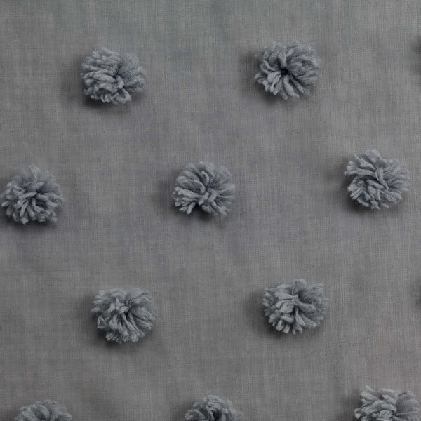 Antracīta pelēks dienas aizkars 140x240 cm Melusine – douceur d'intérieur-image-3