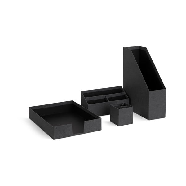 Kartona organizatori (4 gab.) Hugo Canvas Paper Laminate – Bigso