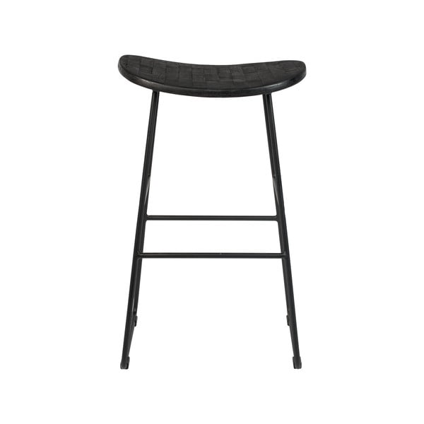 Melna bāra taburete (2 gab.) (sēdekļa augstums 62 cm) Tangle – White Label-image-3
