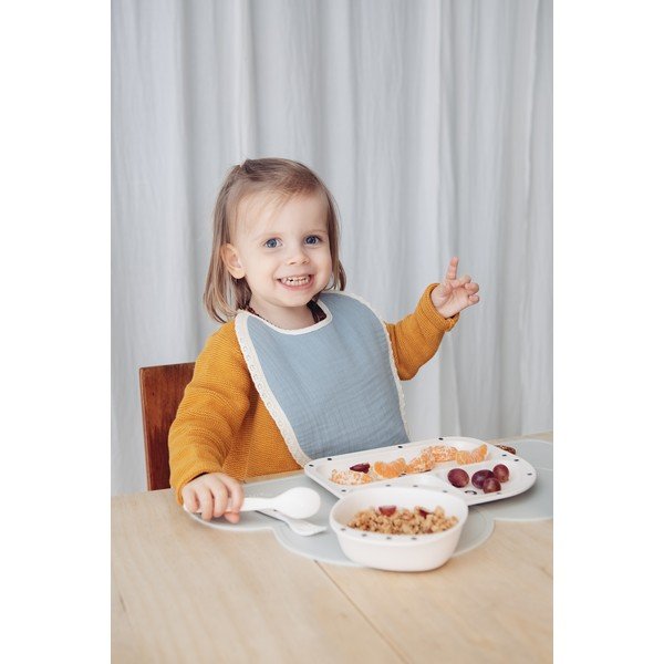 Pelēks muslīna bērnu priekšautiņš Kindsgut Paris-image-1