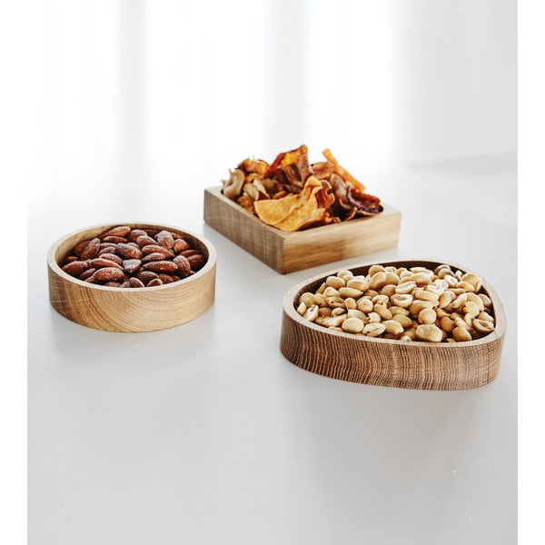 Dabīga toņa dekoratīva koka uzglabāšanas kaste ø 11x3 cm Circle S – LIND DNA-image-3