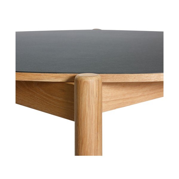 Ozola masīvkoka apaļš ēdamgalds ø 115 cm Oblique – Hübsch-image-2