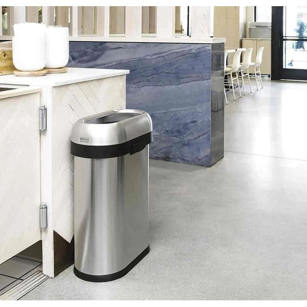 Nerūsējošā tērauda atkritumu tvertne 50 l – simplehuman-image-1