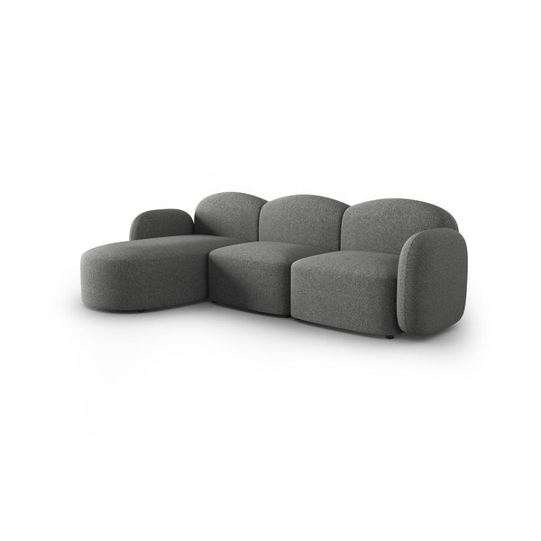 Tumši pelēks stūra dīvāns (ar kreiso stūri) Blair – Micadoni Home-image-2