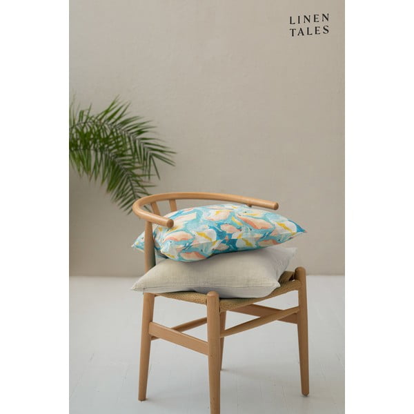 Dabīga lina spilvendrāna Linen Tales, 45 x 45 cm-image-1