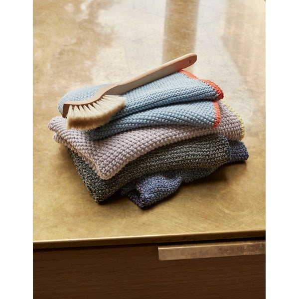 Zils kokvilnas dvielis Hübsch Thea, 40 x 60 cm-image-2