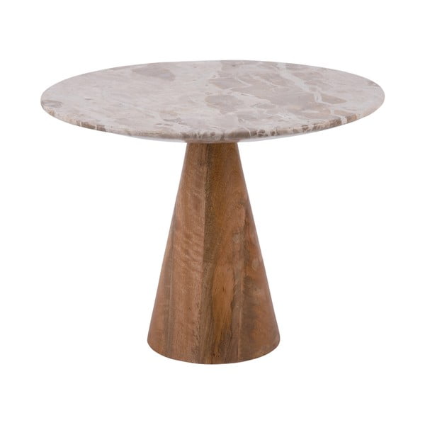 Apaļš sānu galdiņš ar marmora imitācijas galda virsmu ø 40 cm Force   – Leitmotiv